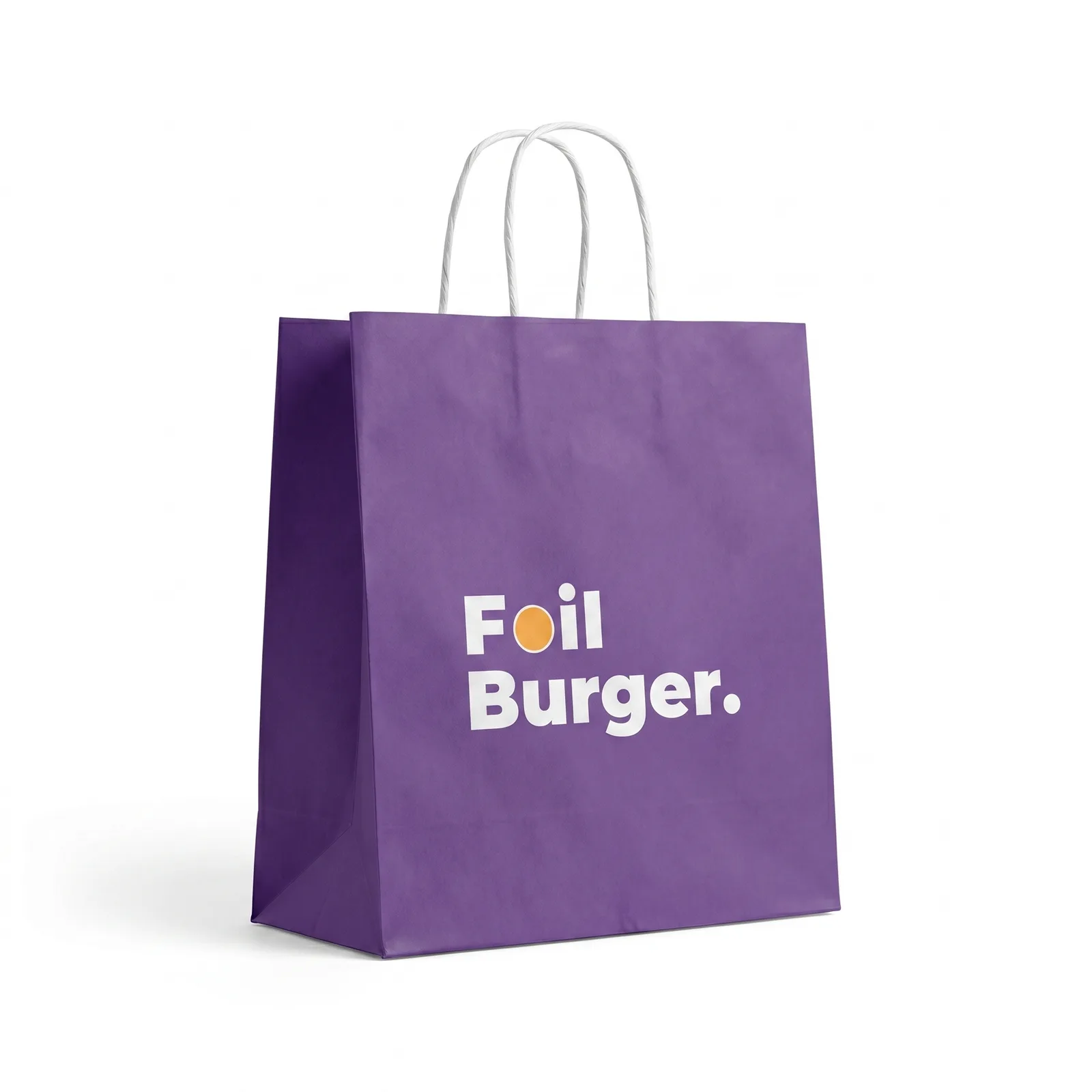 Purple Paper Bag