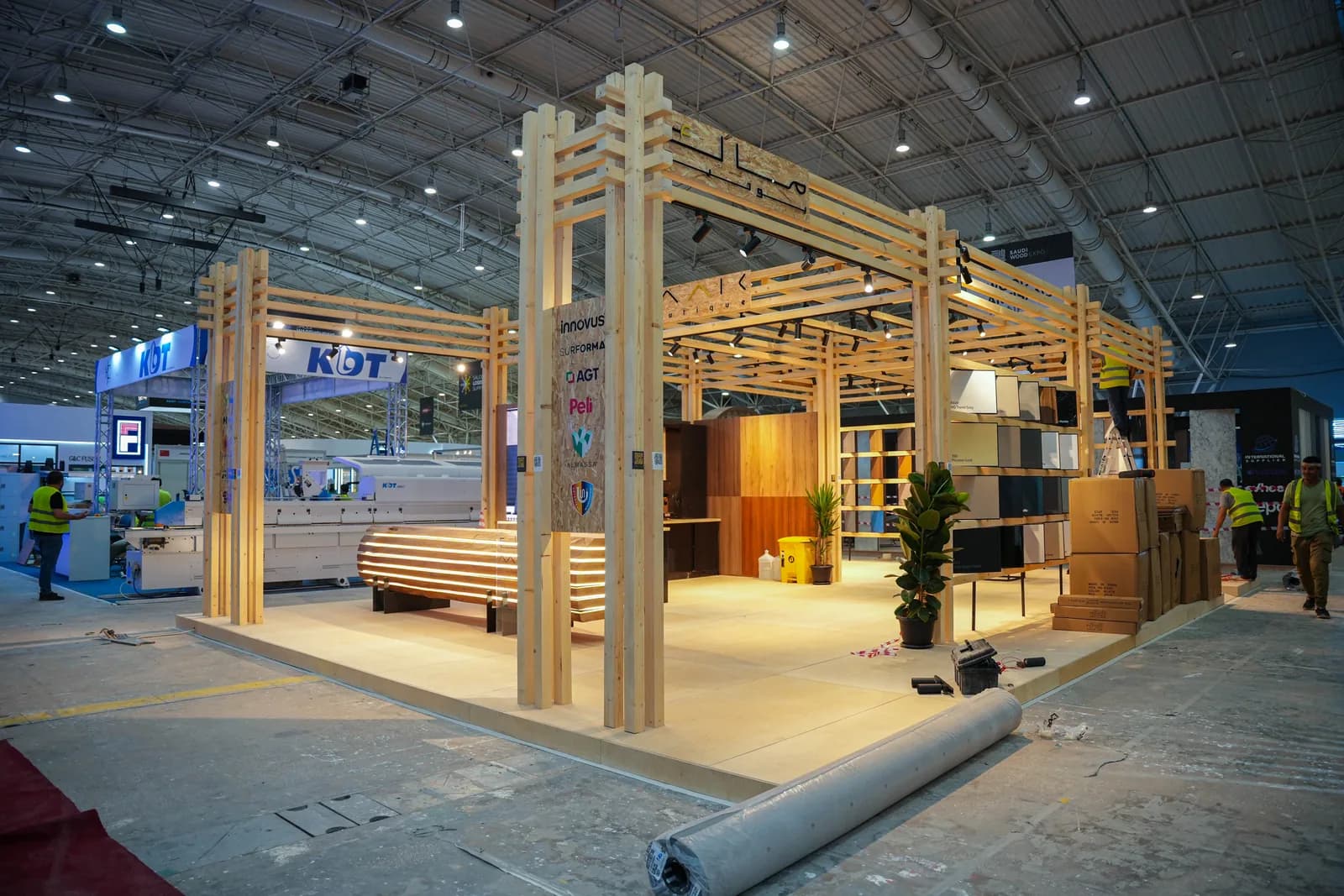 Saudi Wood Expo Timber Pavilion
