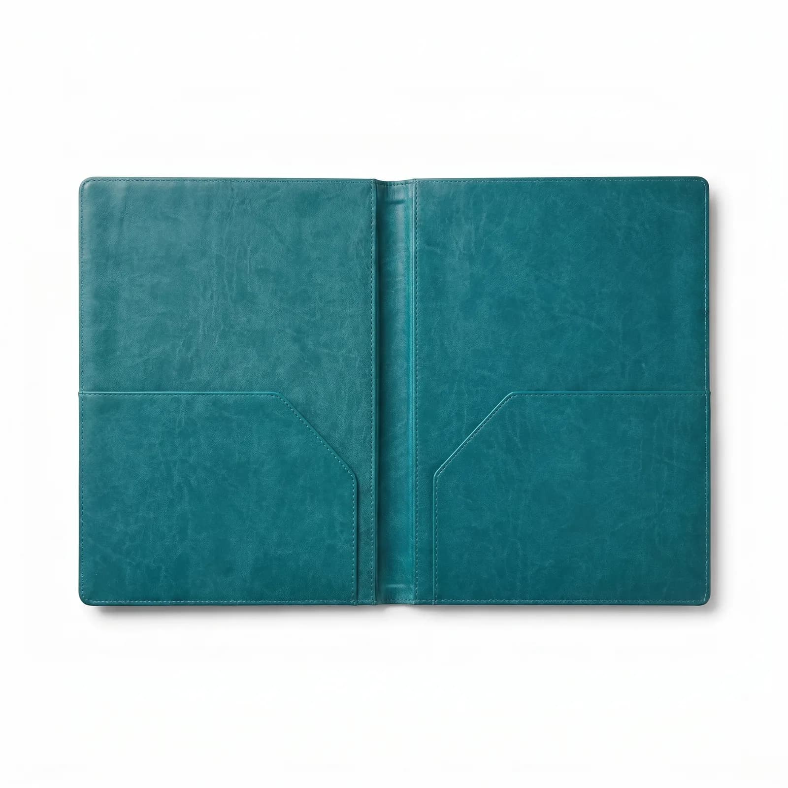 Leather Folder Open