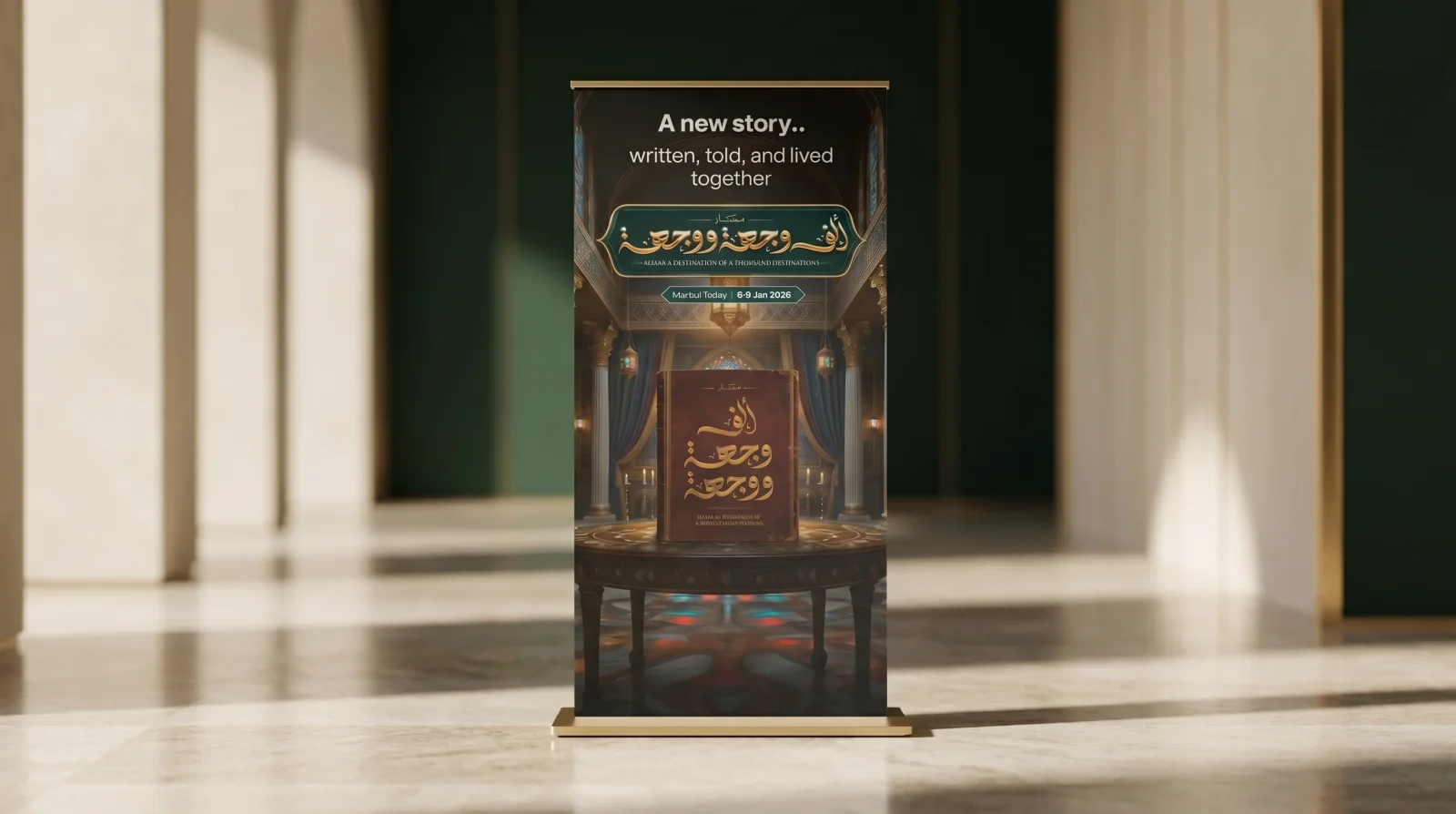 Masar · 1001 Destinations rollup, Vista United event production