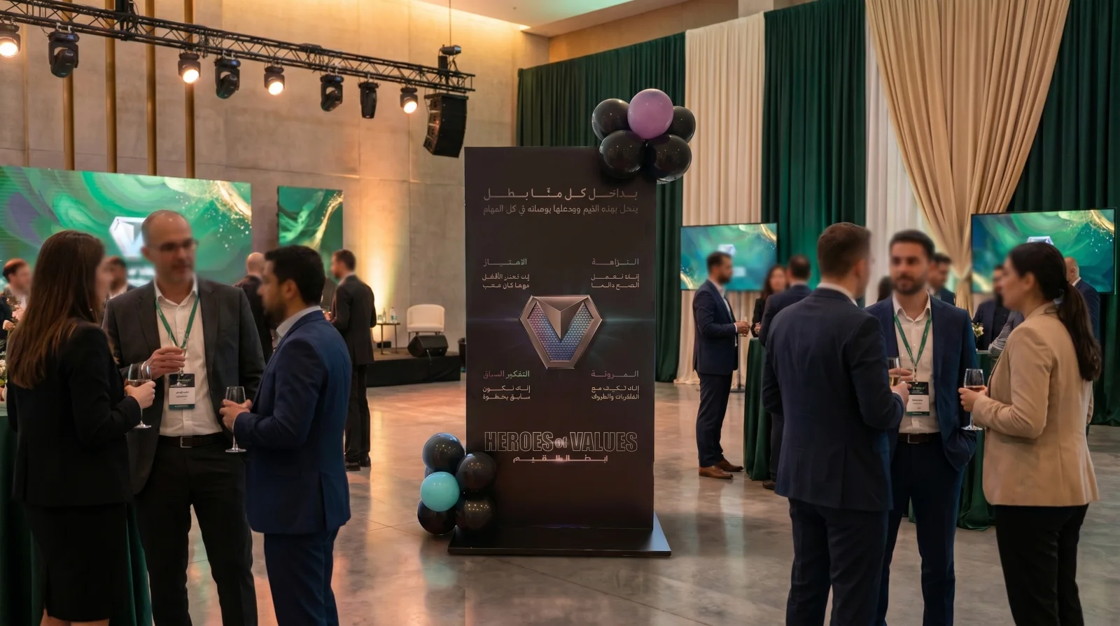 Heroes of Values · Rollup banner