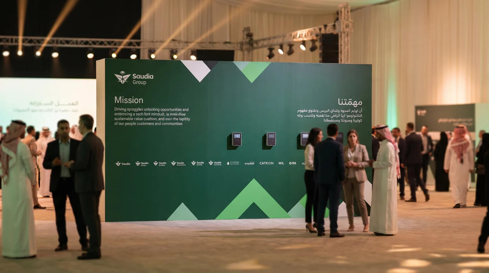 Saudia Group · Mission interior wall