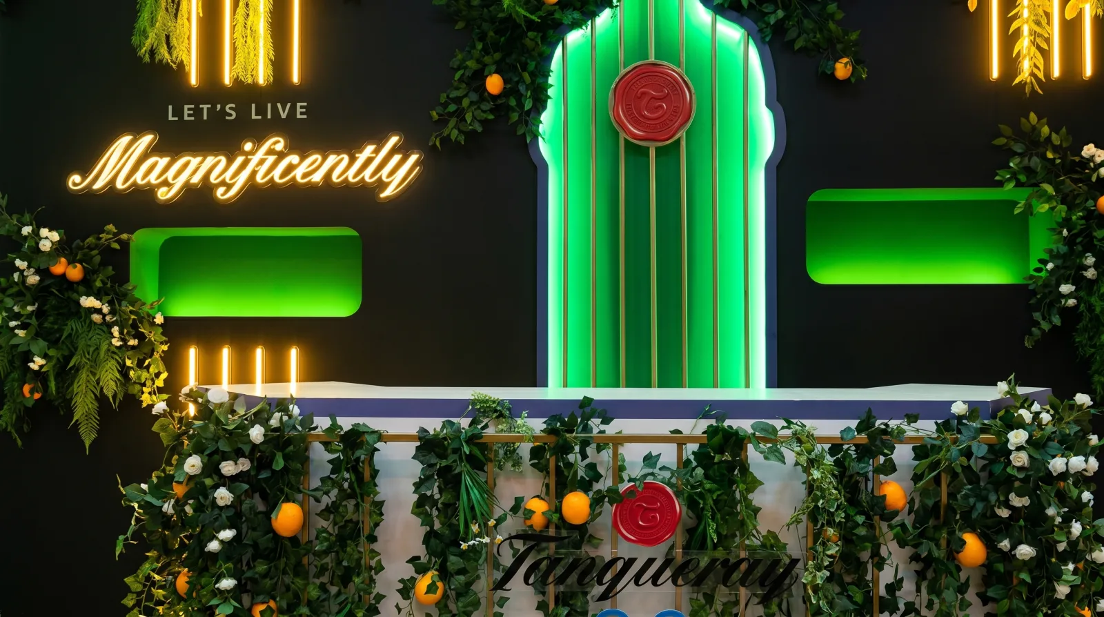 Tanqueray 0.0 · Activation booth, Vista United exhibition fabrication