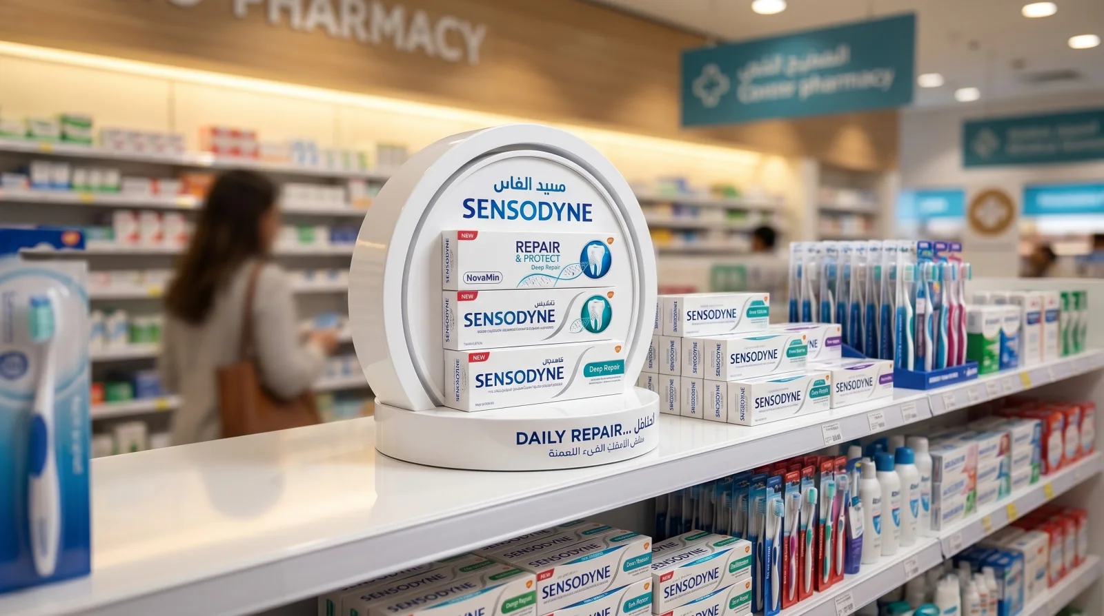 Haleon Sensodyne · Counter display