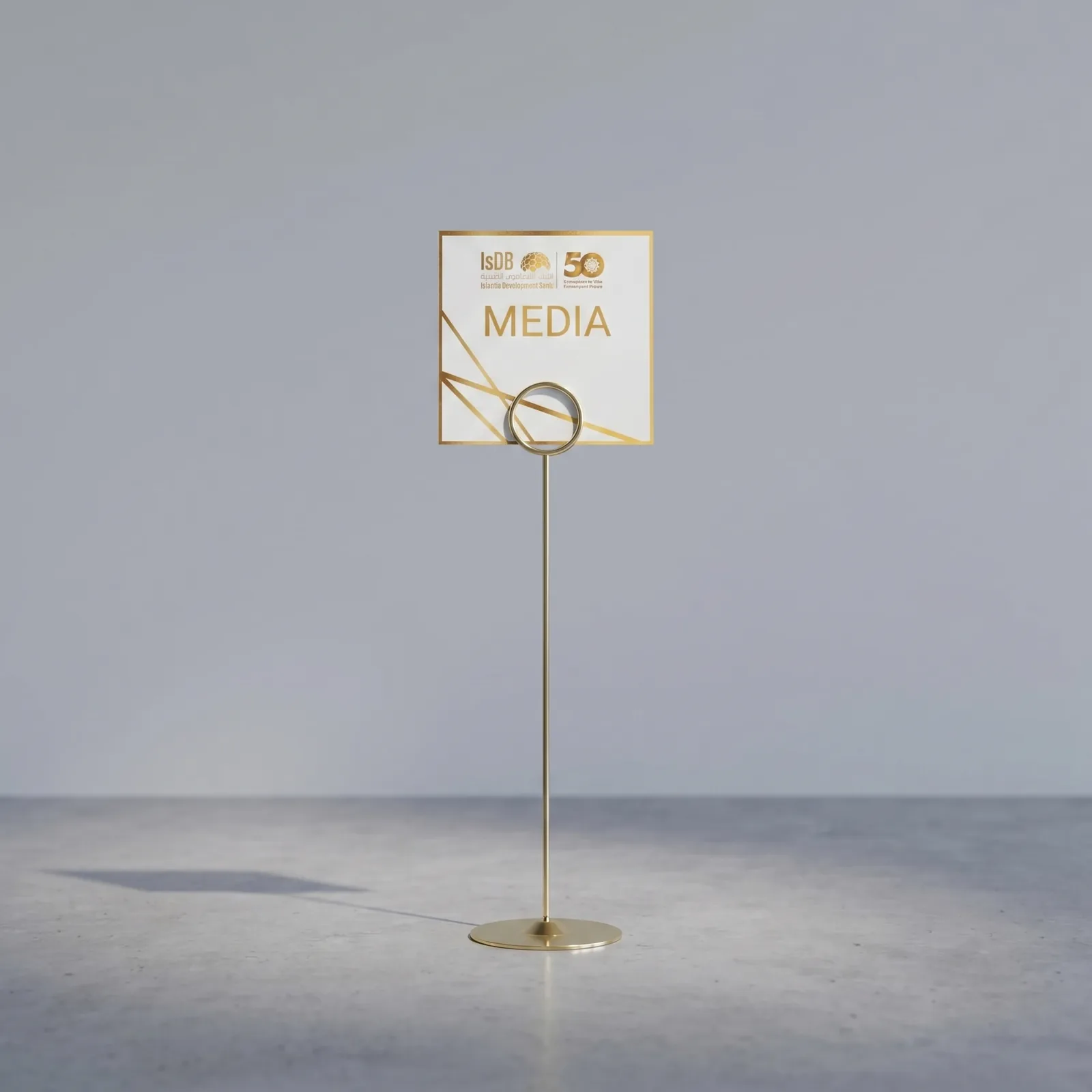Media Table Sign, ISDB